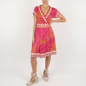Diane von Furstenberg | Graphic Print Silk Wrap Dress